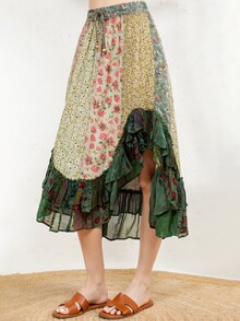"The Teigen" Midi Frill Skirt - Picture 4 of 4